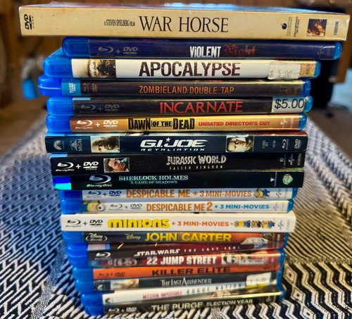 Mixed genre blu - blu-ray, dvds