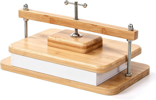 Book press 7 9 in - *, wooden