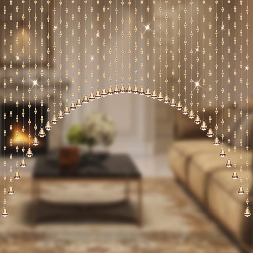 Arched crystal beaded curtain - arched,
