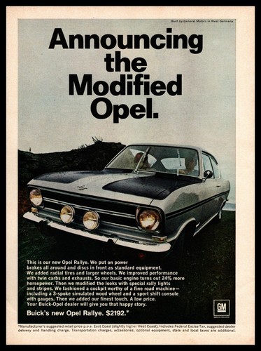 1967 buick opal - 1967, rallye
