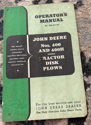 John deere 400 400h - deere, tractor