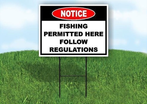 Notice fishing permitted - fishing,