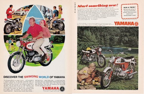 Print ads 1967 yamaha - print,