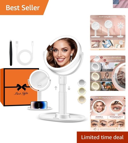Portable 30x magnifying mirror - 30x,