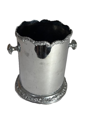 Silver plate champagne wine - silver,