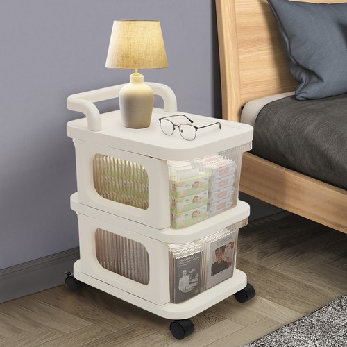 Drawer plastic rolling - 2-drawer,