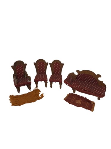 Piece wooden doll furniture - piece,