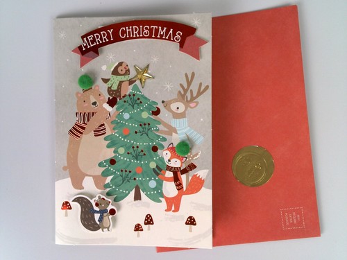 Voila christmas greeting card - christmas,