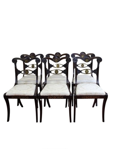Beautiful set six regency - of,