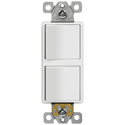 White double paddle decorator - double,