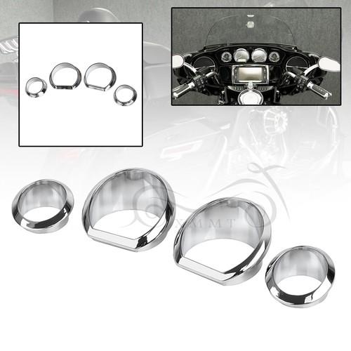 Chrome gauge bezel - chrome, trim