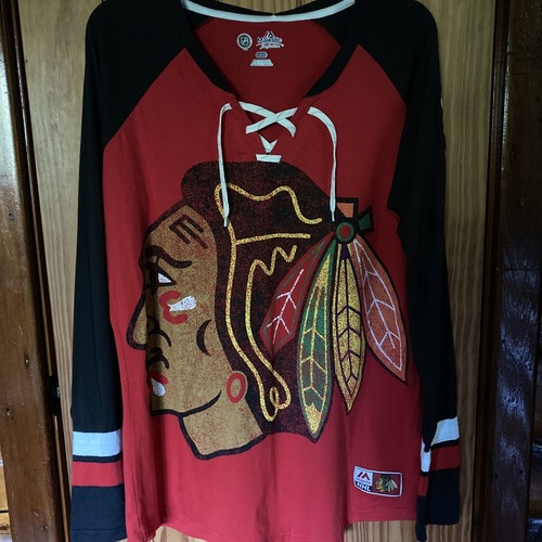 Black hawks shirt nwt - black,
