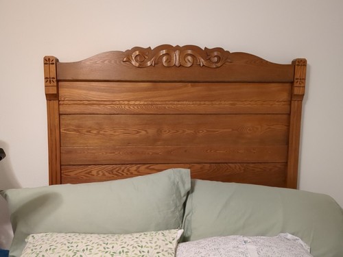 Antique headboard side - antique, headboard,side