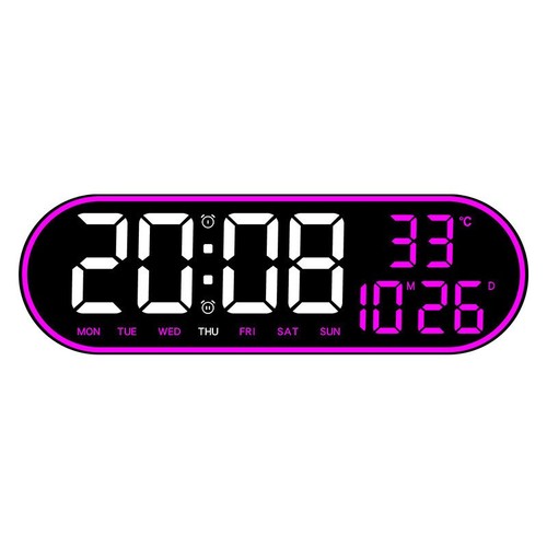 Big digital led wall clock - big,