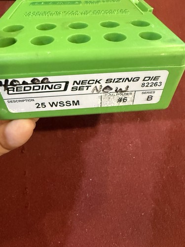 Redding wssm neck sizing - 25,