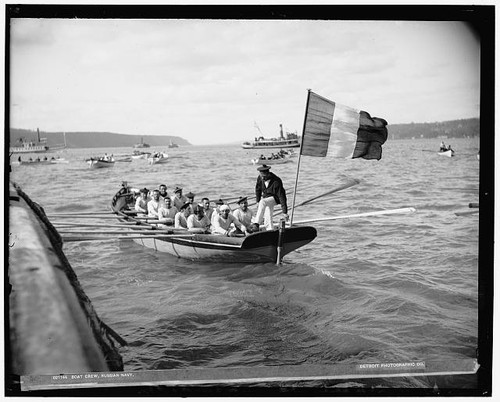 Photo french navy boat crew - navy,