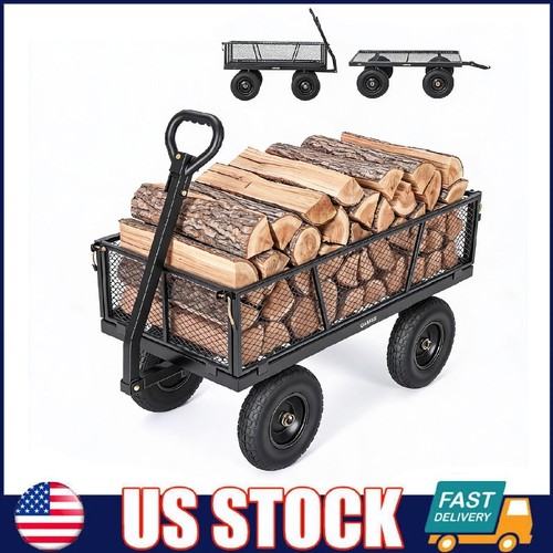 1200lbs steel garden cart - steel,