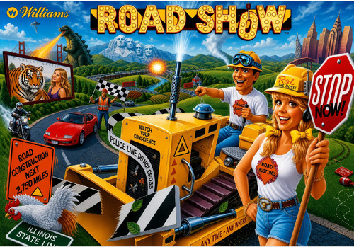 Williams road show pinball - road,