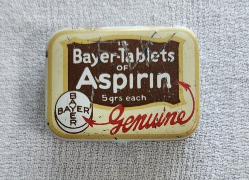 Vtg bayer aspirin tablet - aspirin, 12