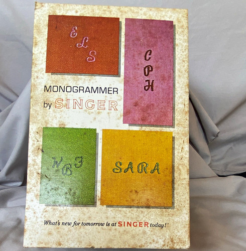 Vintage singer monogrammer - vintage,
