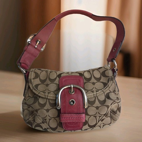 Coach signature canvas leather - signature,
