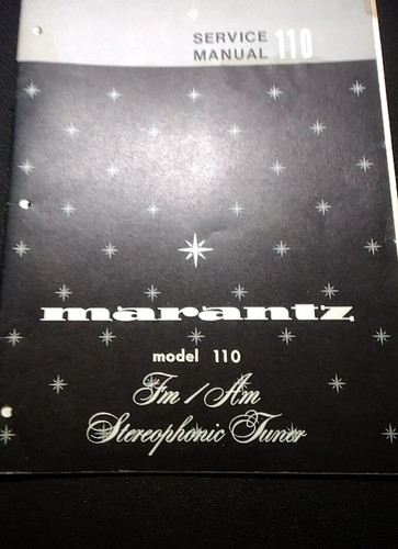 Marantz 110 tuner service - tuner,