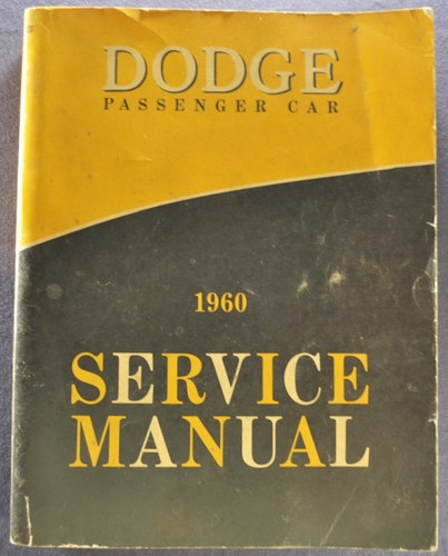 1960 dodge shop service - dodge, manual