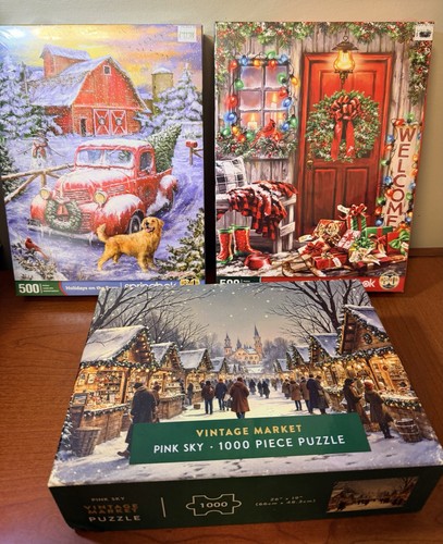 Springbok jigsaw puzzles lot - springbok,