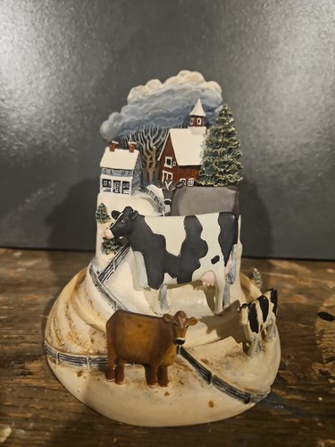 Cows winter franklin - franklin, mint