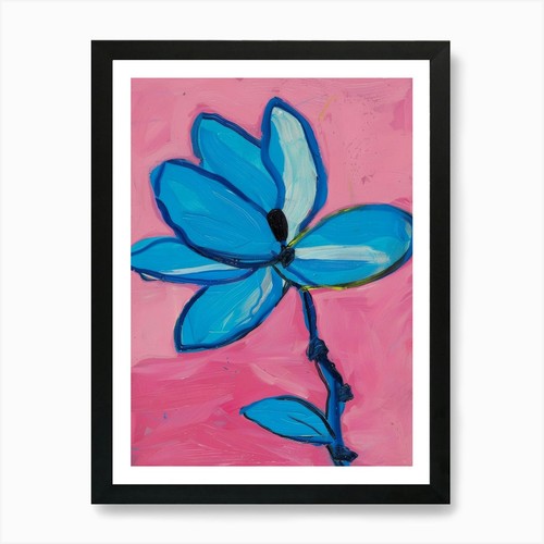 Magnolia art print framed - magnolia, 25