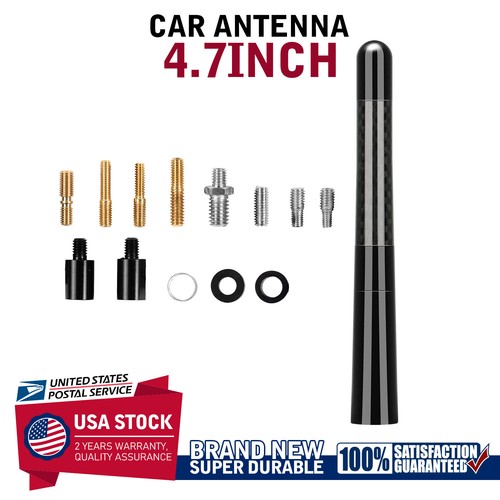 Black car antenna mast - cm,