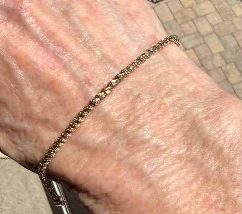 18k italy diamond cut rope - 18k,