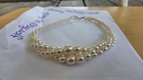White twisted triple strand - twisted,