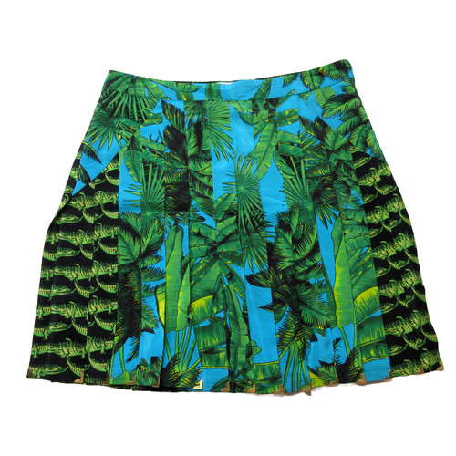 Nwt versace palm - palm, pleated