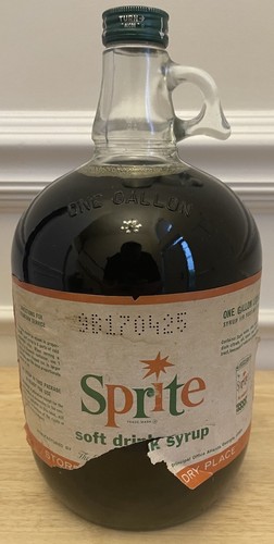 Vtg 1960s gallon sprite coke - vtg,