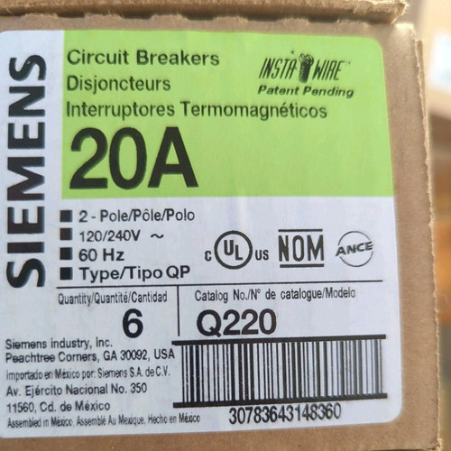 Qty new siemens - 6,