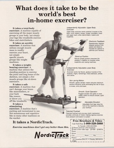 Nordictrack vintage print - print, ad