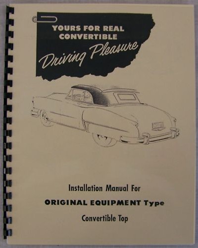 Cadillac convertible manual - convertible,