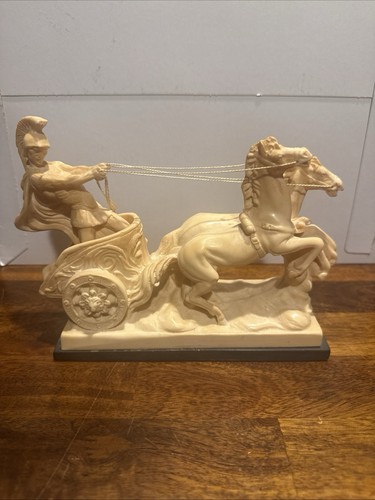 Roman chariot horses faux - chariot,