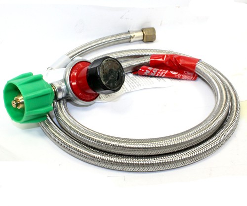 Propane 4ft stainless hose - propane,
