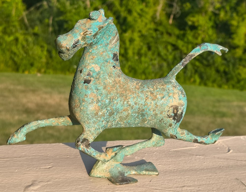 Vtg 1987 verdigris bronze han - 1987,
