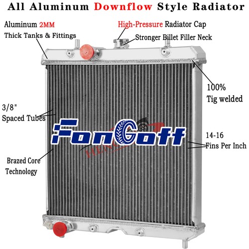 Aluminum radiator fit - aluminum, kubota