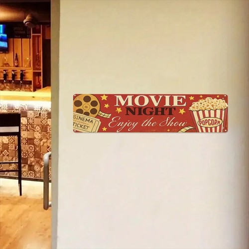 Film popcorn movie night metal - popcorn,