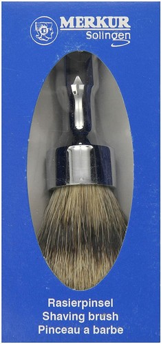 Merkur chrome shaving - shaving, brush