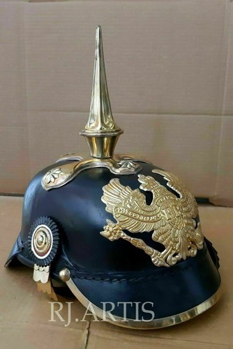 Officer pickelhaube helmet - pickelhaube,