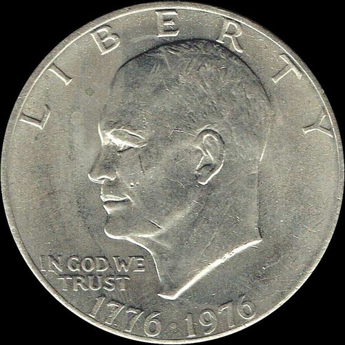 1976 eisenhower dollar - p,