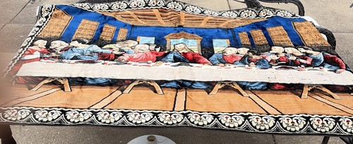 Wall tapestry vintage 48x - vintage,