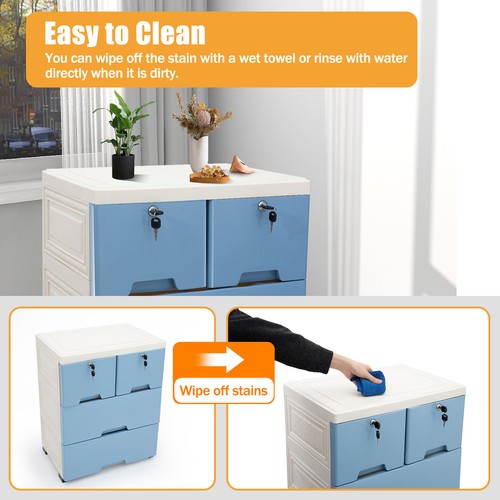 Dresser chest drawers - 6,