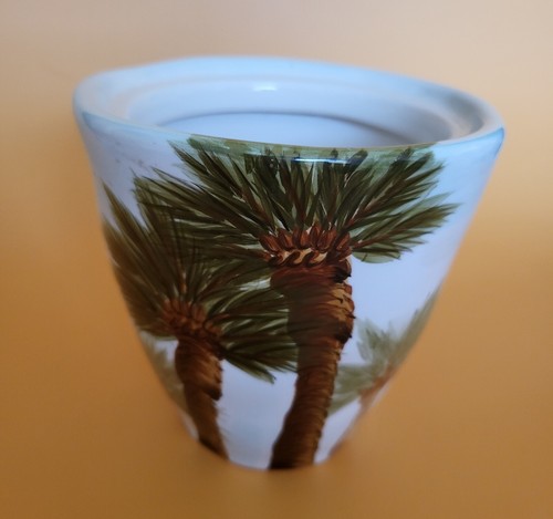 Hand painted planter from the - painted,