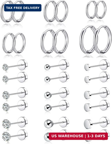 Pairs 20g surgical steel - pairs,